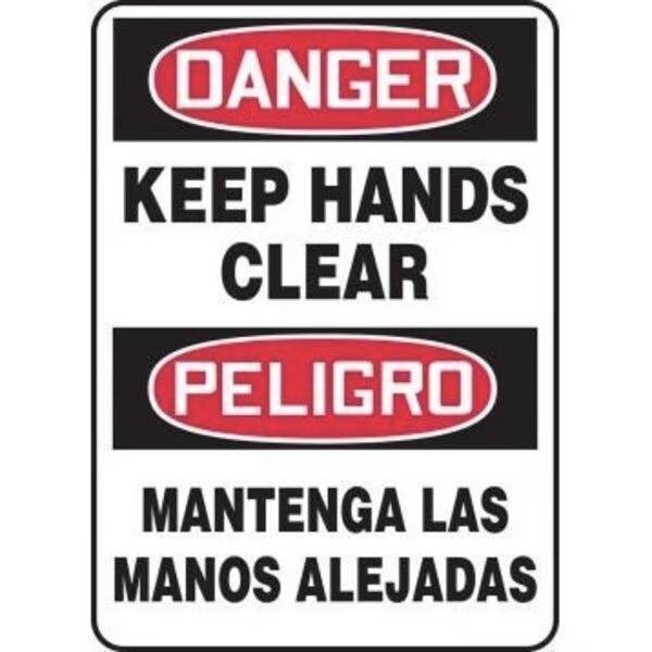Accuform BILINGUAL OSHA DANGER Safety Sign SBMEQM050XL SBMEQM050XL - main